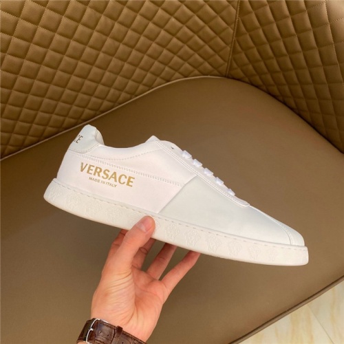 Replica Versace Casual Shoes For Men #795930 $76.00 USD for Wholesale