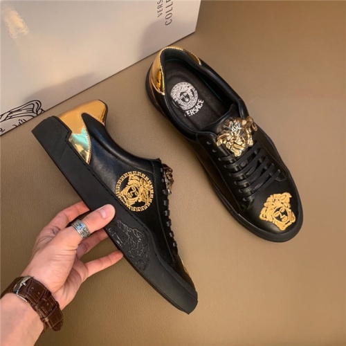Replica Versace Casual Shoes For Men #795931 $76.00 USD for Wholesale