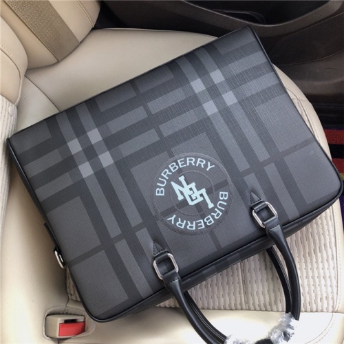Replica Burberry AAA Man Handbags #796055 $80.00 USD for Wholesale