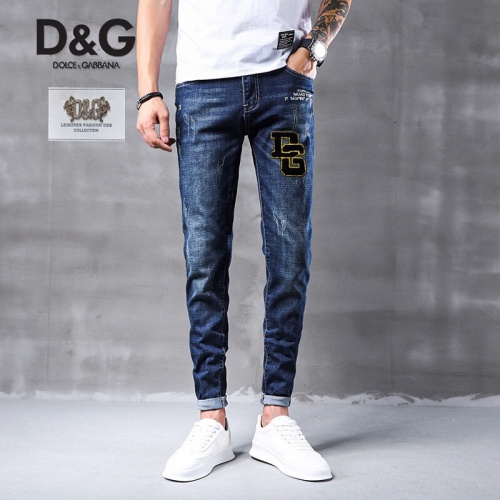 Dolce &amp; Gabbana D&amp;G Jeans For Men #796098 $45.00 USD, Wholesale Replica Dolce &amp; Gabbana D&amp;G Jeans