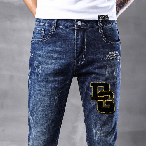 Replica Dolce & Gabbana D&G Jeans For Men #796098 $45.00 USD for Wholesale