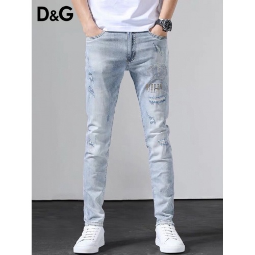 Dolce &amp; Gabbana D&amp;G Jeans For Men #796100 $45.00 USD, Wholesale Replica Dolce &amp; Gabbana D&amp;G Jeans