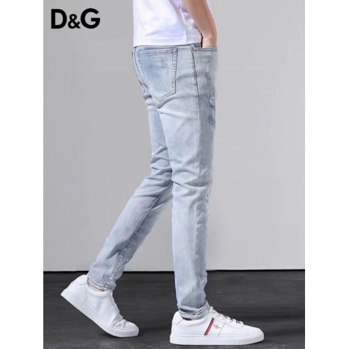 Replica Dolce & Gabbana D&G Jeans For Men #796100 $45.00 USD for Wholesale