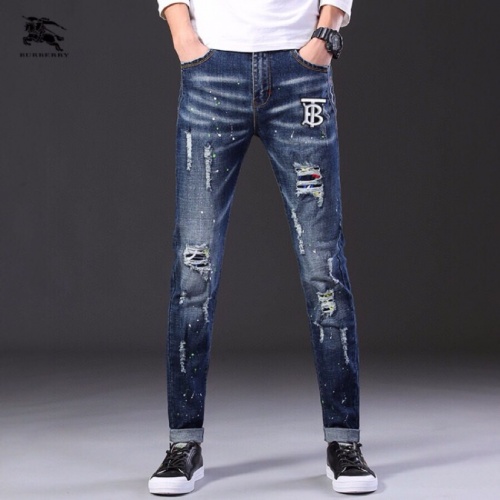 Replica Burberry Jeans For Men #796110 $45.00 USD for Wholesale