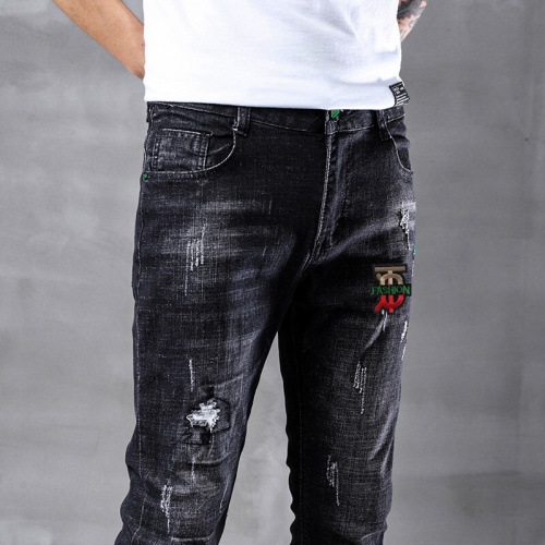 Replica Burberry Jeans For Men #796113 $45.00 USD for Wholesale