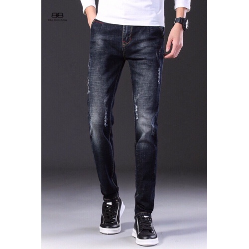 Replica Balenciaga Jeans For Men #796115 $45.00 USD for Wholesale
