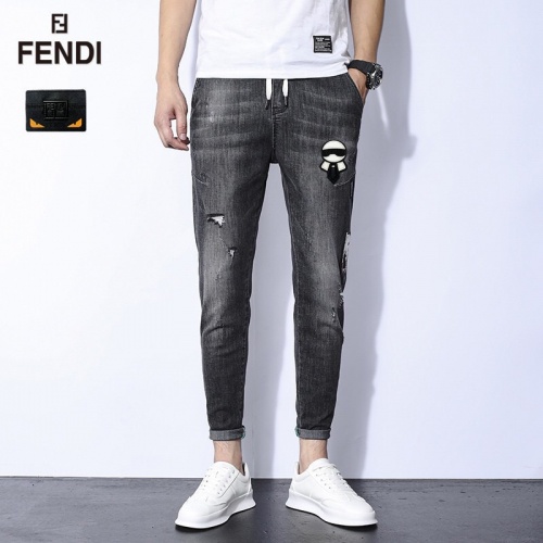 Fendi Jeans For Men #796119 $45.00 USD, Wholesale Replica Fendi Jeans