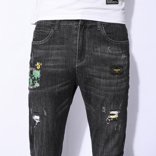 Replica Chanel Jeans For Men #796120 $45.00 USD for Wholesale