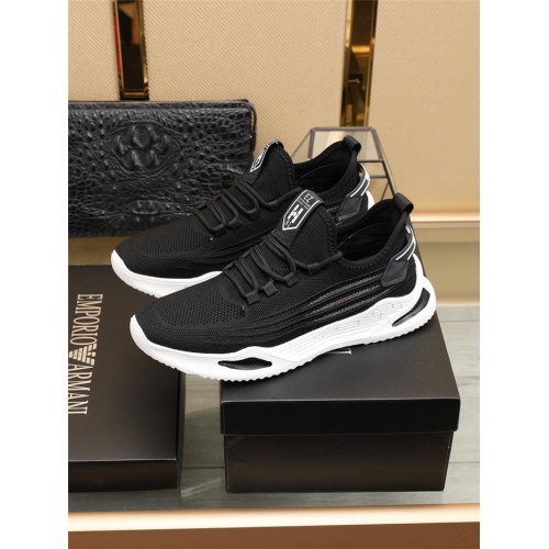 Replica Armani Casual Shoes For Men #796671 $80.00 USD for Wholesale