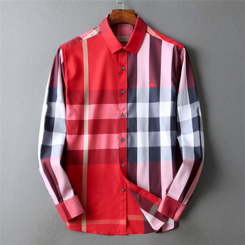 Burberry Shirts Long Sleeved For Men #797164 $39.00 USD, Wholesale Replica Burberry Shirts
