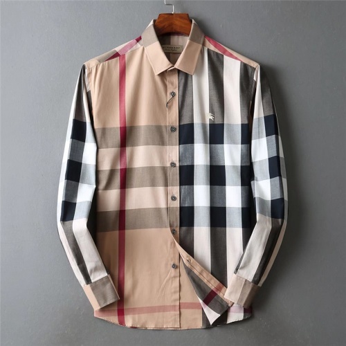 Burberry Shirts Long Sleeved For Men #797165 $39.00 USD, Wholesale Replica Burberry Shirts