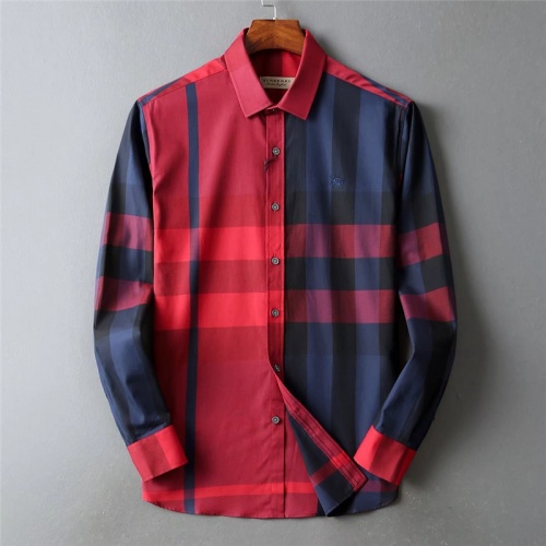 Burberry Shirts Long Sleeved For Men #797166 $39.00 USD, Wholesale Replica Burberry Shirts