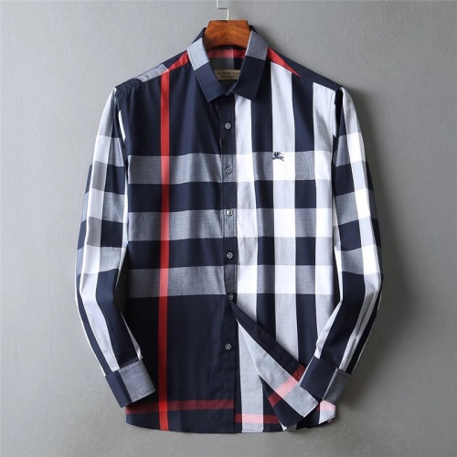 Burberry Shirts Long Sleeved For Men #797167 $39.00 USD, Wholesale Replica Burberry Shirts