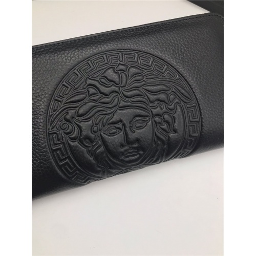 Replica Versace AAA Man Wallets #797281 $54.00 USD for Wholesale