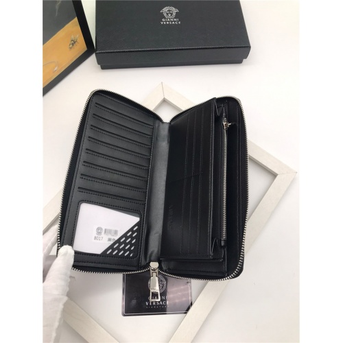 Replica Versace AAA Man Wallets #797281 $54.00 USD for Wholesale