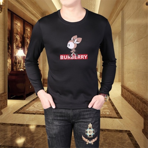 Replica Burberry T-Shirts Long Sleeved For Men #797395 $41.00 USD for Wholesale