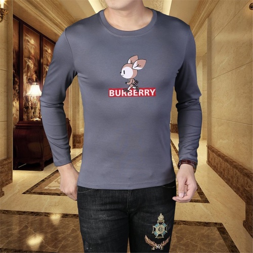 Replica Burberry T-Shirts Long Sleeved For Men #797396 $41.00 USD for Wholesale