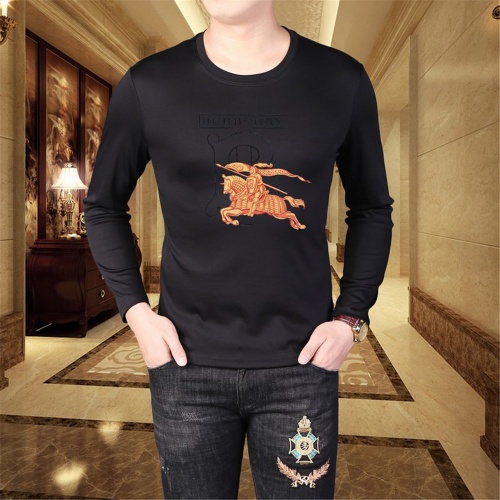 Replica Burberry T-Shirts Long Sleeved For Men #797401 $41.00 USD for Wholesale