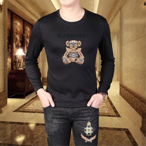 Replica Burberry T-Shirts Long Sleeved For Men #797404 $41.00 USD for Wholesale