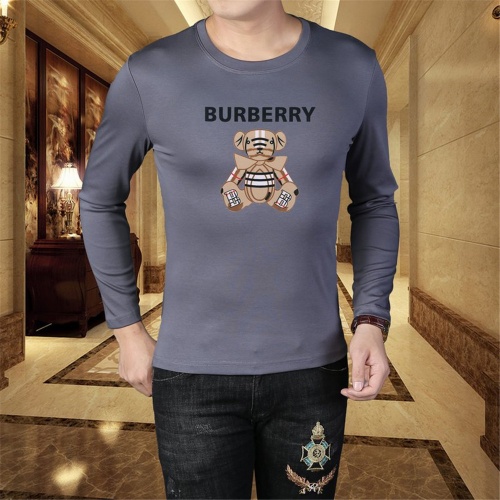 Replica Burberry T-Shirts Long Sleeved For Men #797405 $41.00 USD for Wholesale