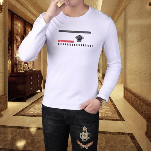 Replica Versace T-Shirts Long Sleeved For Men #797415 $41.00 USD for Wholesale
