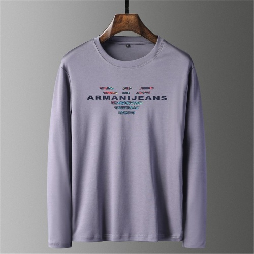 Armani T-Shirts Long Sleeved For Men #797491 $41.00 USD, Wholesale Replica Armani T-Shirts