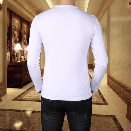 Replica Versace T-Shirts Long Sleeved For Men #797501 $41.00 USD for Wholesale