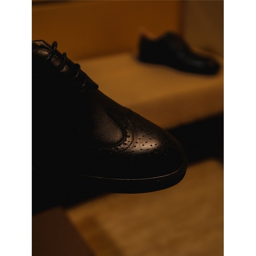 Replica Thom Browne Leather Shoes For Men #797839 $88.00 USD for Wholesale