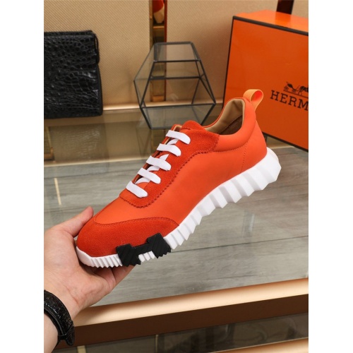 Replica Hermes Casual Shoes For Men #798138 $88.00 USD for Wholesale