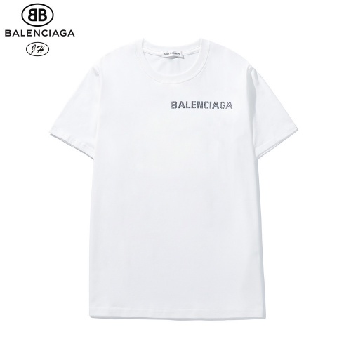 Replica Balenciaga T-Shirts Short Sleeved For Men #798408 $29.00 USD for Wholesale