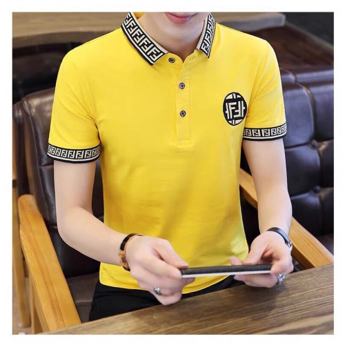 Fendi T-Shirts Short Sleeved For Men #798497 $29.00 USD, Wholesale Replica Fendi T-Shirts