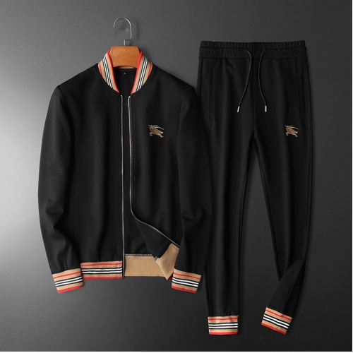 Burberry Tracksuits Long Sleeved For Men #798521 $98.00 USD, Wholesale Replica Burberry Tracksuits