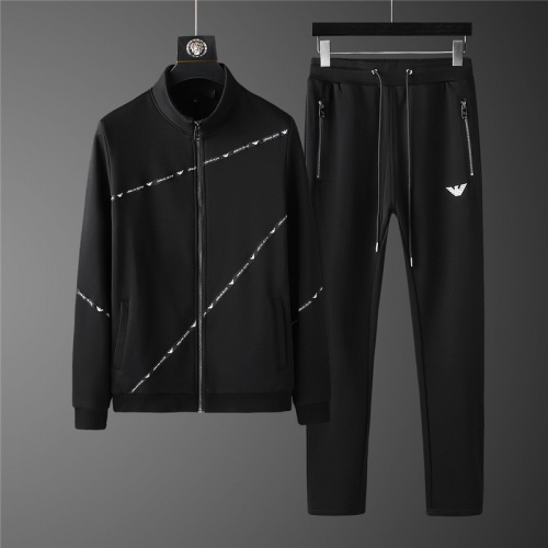 Armani Tracksuits Long Sleeved For Men #798817 $80.00 USD, Wholesale Replica Armani Tracksuits
