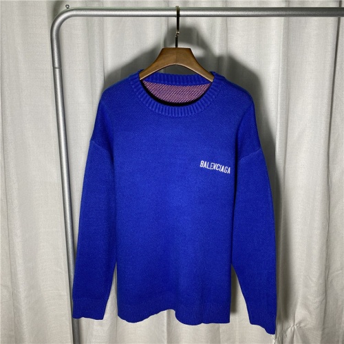 Replica Balenciaga Sweaters Long Sleeved For Men #798847 $48.00 USD for Wholesale
