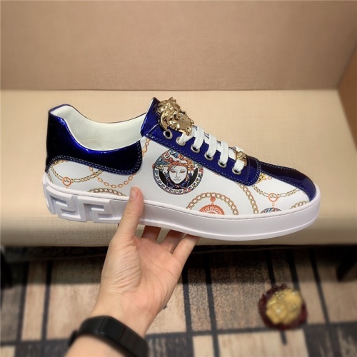 Replica Versace Casual Shoes For Men #798887 $72.00 USD for Wholesale