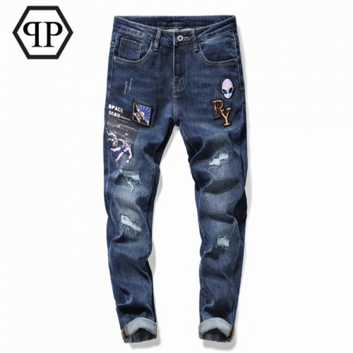 Philipp Plein PP Jeans For Men #799040 $48.00 USD, Wholesale Replica Philipp Plein PP Jeans