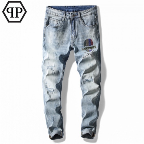 Philipp Plein PP Jeans For Men #799041 $48.00 USD, Wholesale Replica Philipp Plein PP Jeans