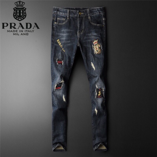 Prada Jeans For Men #799070 $48.00 USD, Wholesale Replica Prada Jeans