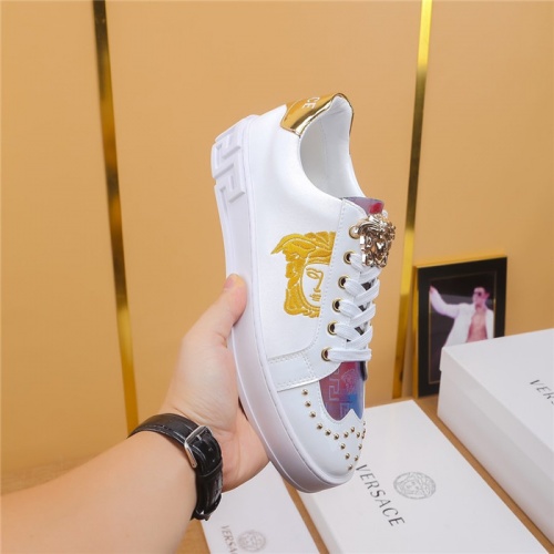 Replica Versace Casual Shoes For Men #799129 $72.00 USD for Wholesale