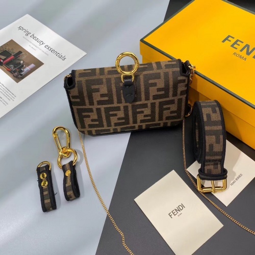 Replica Fendi AAA Messenger Bags For Women #799326 $102.00 USD for Wholesale