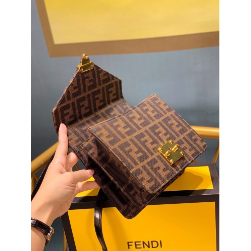 Replica Fendi AAA Messenger Bags For Women #799334 $92.00 USD for Wholesale