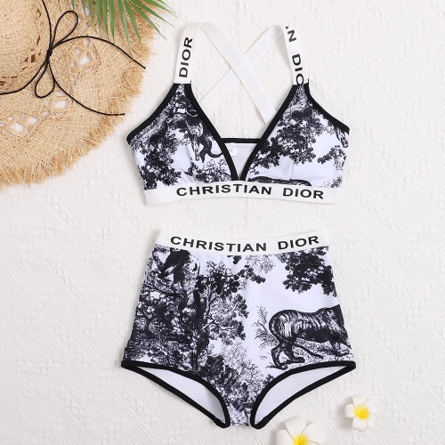 Christian Dior Bathing Suits Sleeveless For Women #799495 $27.00 USD, Wholesale Replica Christian Dior Bathing Suits