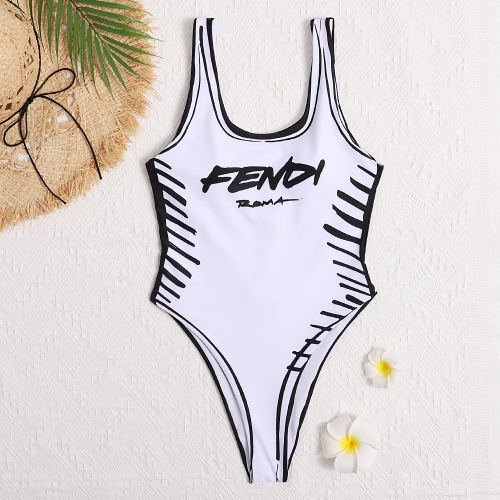 Fendi Bathing Suits Sleeveless For Women #799501 $32.00 USD, Wholesale Replica Fendi Bathing Suits