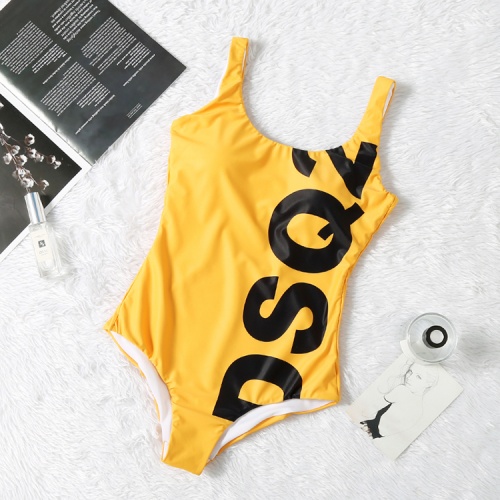Dsquared Bathing Suits Sleeveless For Women #799503 $32.00 USD, Wholesale Replica Dsquared Bathing Suits
