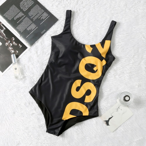 Dsquared Bathing Suits Sleeveless For Women #799505 $32.00 USD, Wholesale Replica Dsquared Bathing Suits