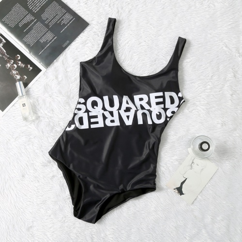 Dsquared Bathing Suits Sleeveless For Women #799507 $32.00 USD, Wholesale Replica Dsquared Bathing Suits
