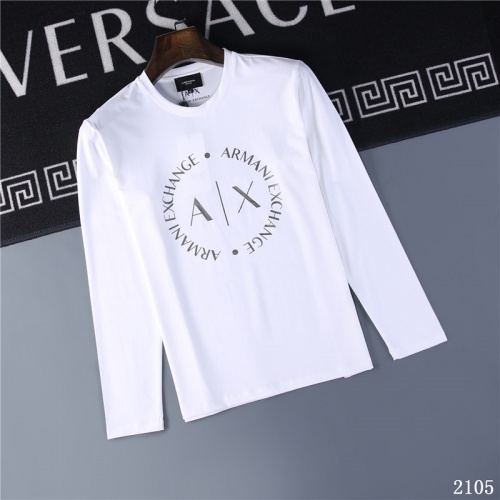 Armani T-Shirts Long Sleeved For Men #799624 $34.00 USD, Wholesale Replica Armani T-Shirts