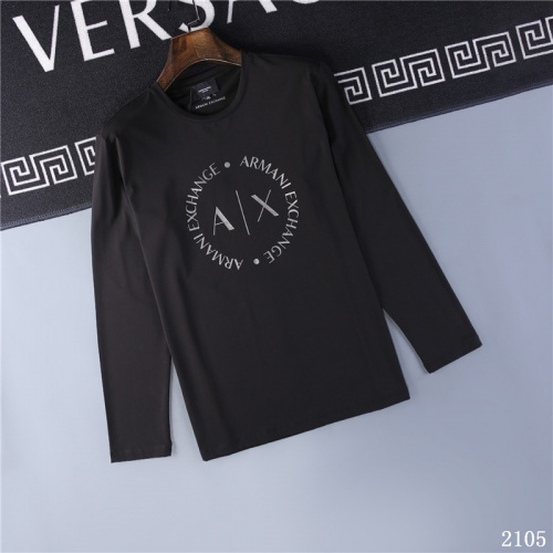 Armani T-Shirts Long Sleeved For Men #799625 $34.00 USD, Wholesale Replica Armani T-Shirts