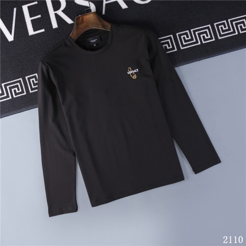 Versace T-Shirts Long Sleeved For Men #799652 $34.00 USD, Wholesale Replica Versace T-Shirts