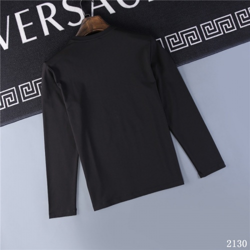 Replica Versace T-Shirts Long Sleeved For Men #799653 $34.00 USD for Wholesale
